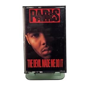 Paris The Devil Made Me Do It 1st Press Debut Tested Cassette '89/'90 Pre-owned